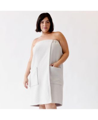 Women's Waffle Terry Bath Wrap