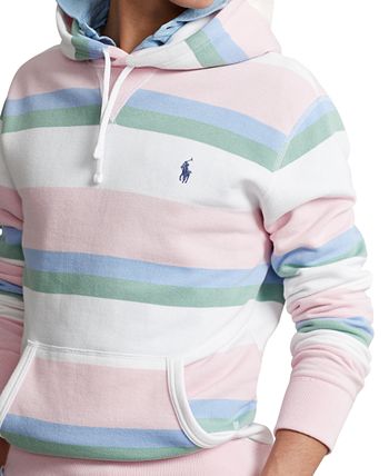 Ralph lauren striped outlet hoodie