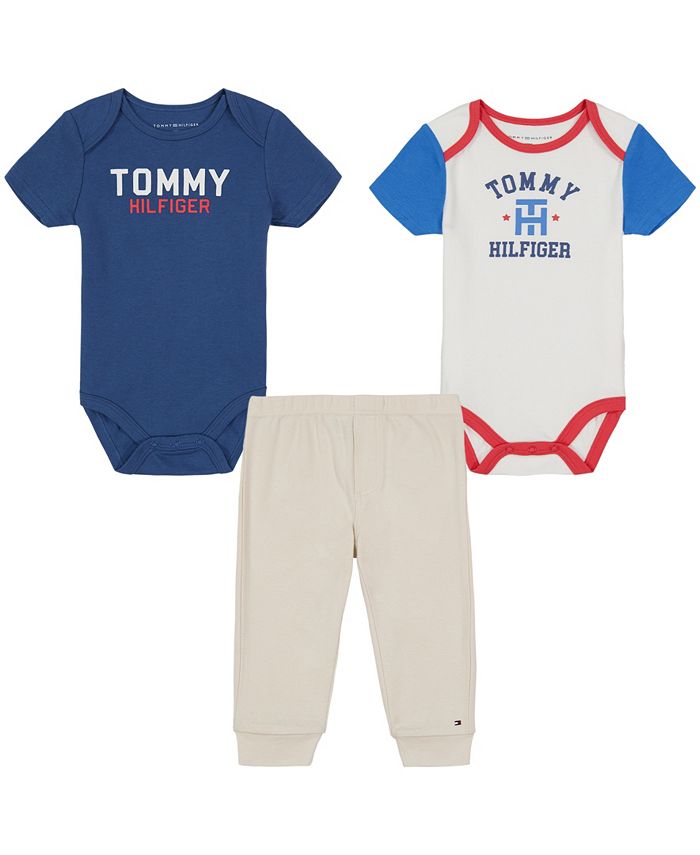 Tommy Hilfiger Baby Boys Colorblock and Pants, Piece Set -