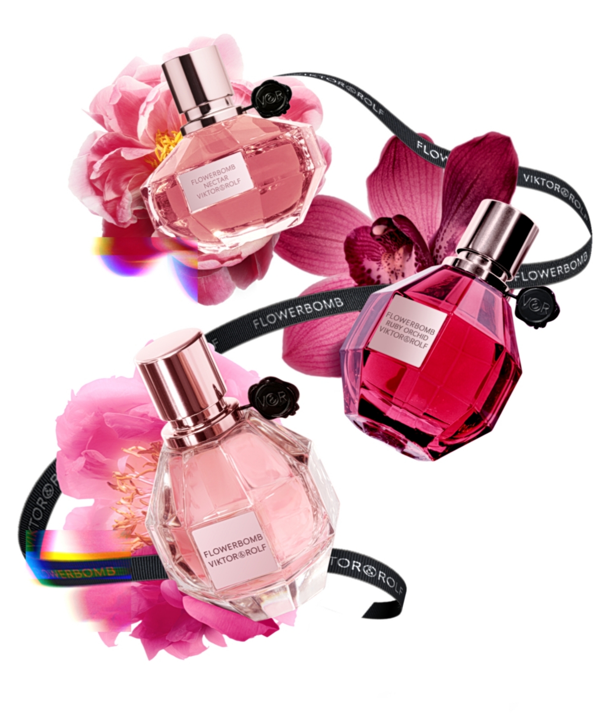 Shop Viktor & Rolf 3-pc. Flowerbomb Eau De Parfum Gift Set In No Color