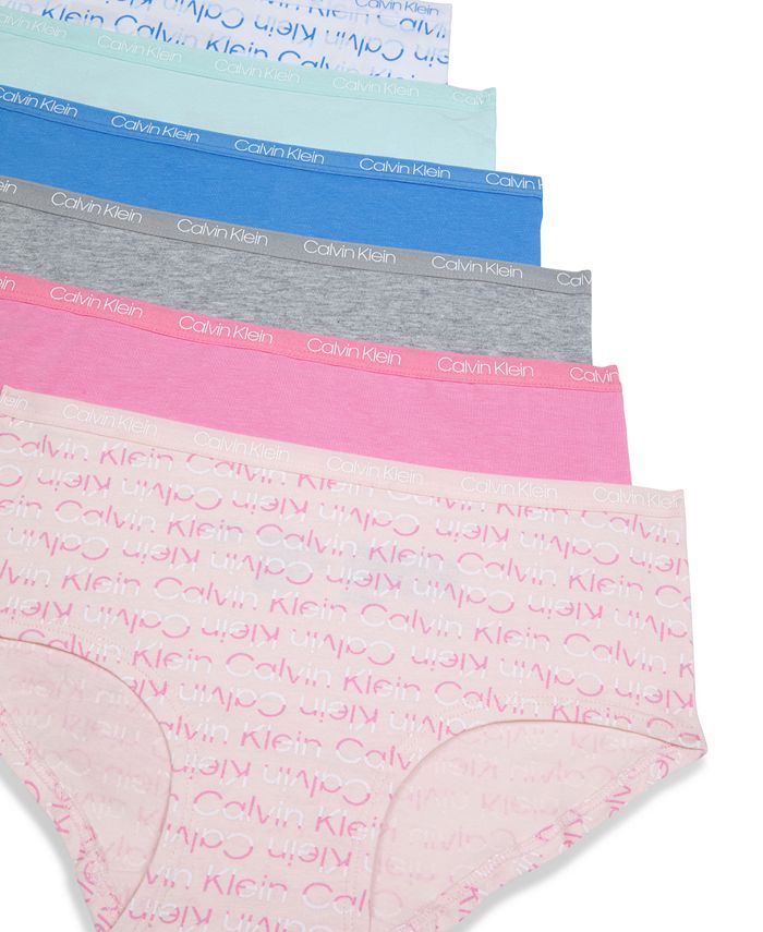 Calvin Klein Big Girls Hipster Underwear, Pack of 6 Macy's