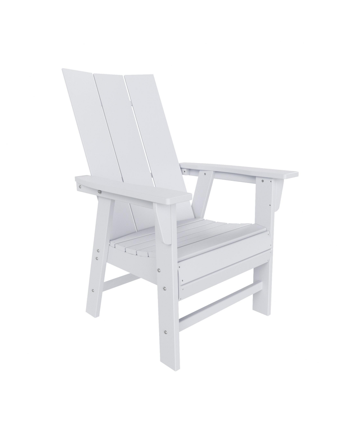 WestinTrends 5 Piece Outdoor Patio Dining Square Table and Modern Armchair Set