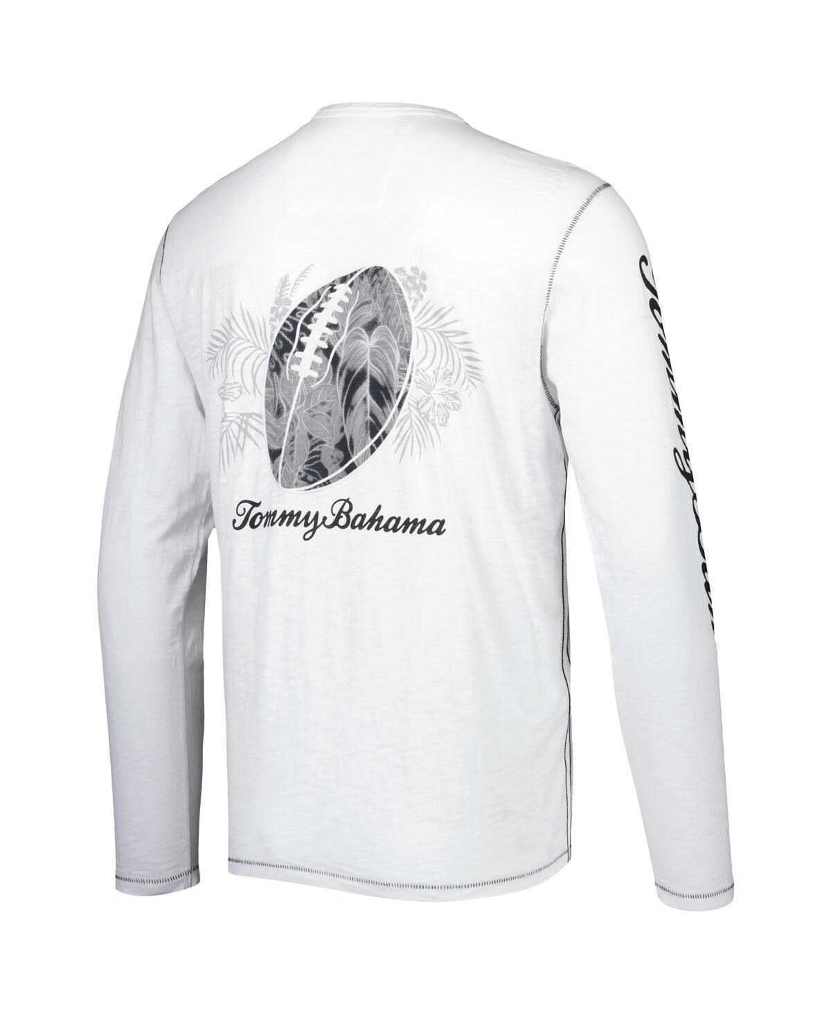 Shop Tommy Bahama Men's  White Washington Commanders Laces Out Billboard Long Sleeve T-shirt