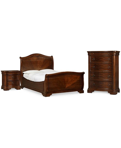 Furniture Closeout Bordeaux Ii 3 Pc Bedroom Set Queen Bed