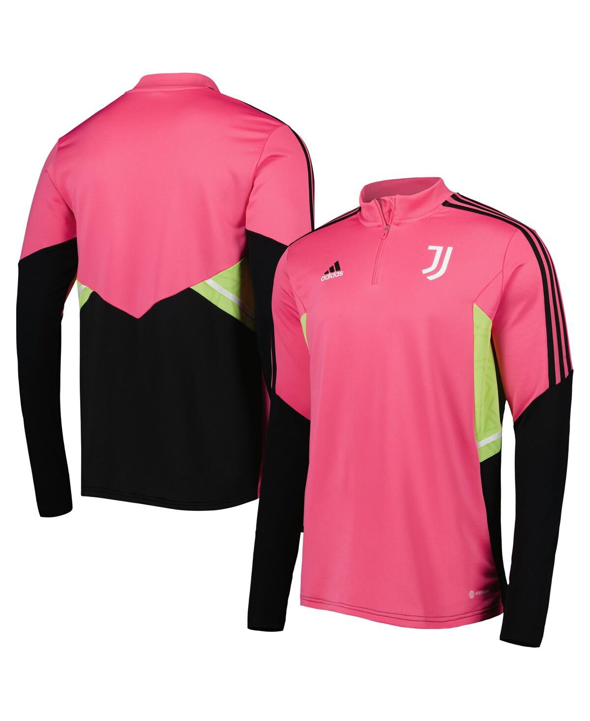 Adidas Originals Men's Adidas Pink Juventus Training Aeroready Quarter-zip Top