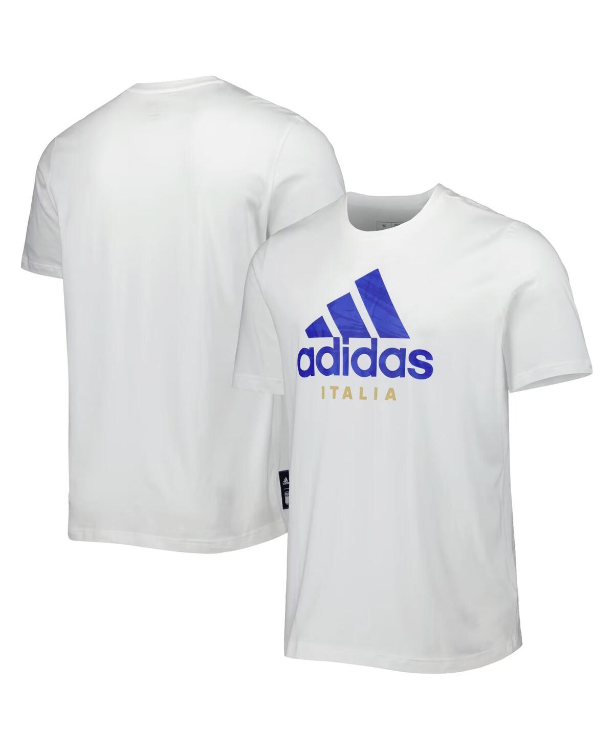 Shop Adidas Originals Men's Adidas White Italy National Team Dna T-shirt