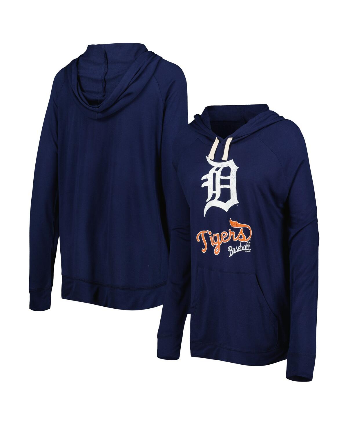 Touché Women's Touch Navy Detroit Tigers Pre-game Raglan Pullover Hoodie