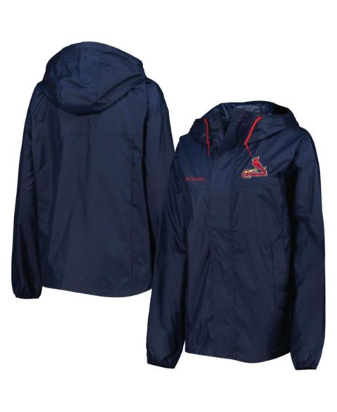Женские куртки Columbia Women's Navy St. Louis Cardinals Flash Challenger Windbreaker Jacket