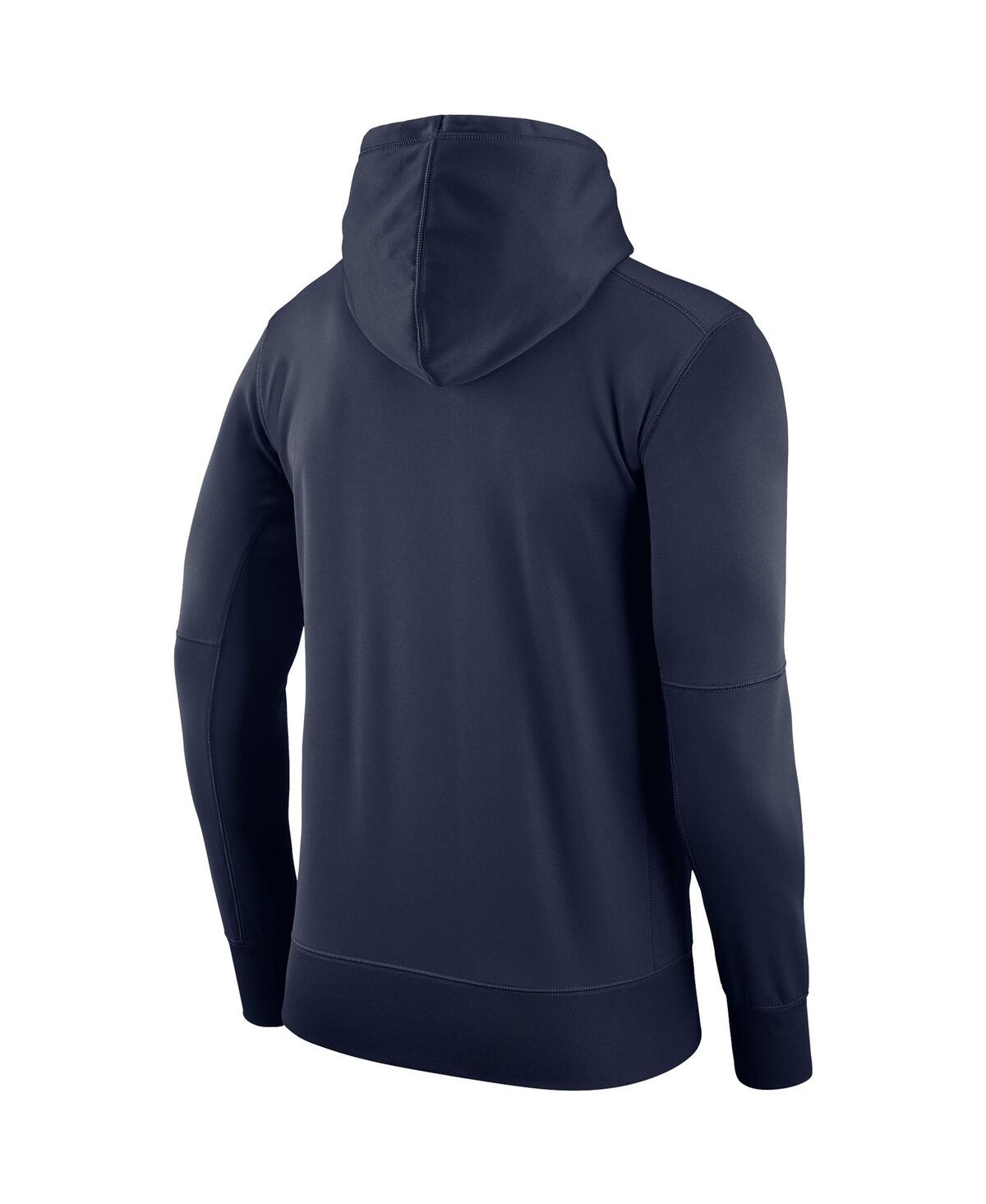 Men's NikeGonzaga Bulldogs Basketball Drop Circuit Pullover Hoodie - Navy