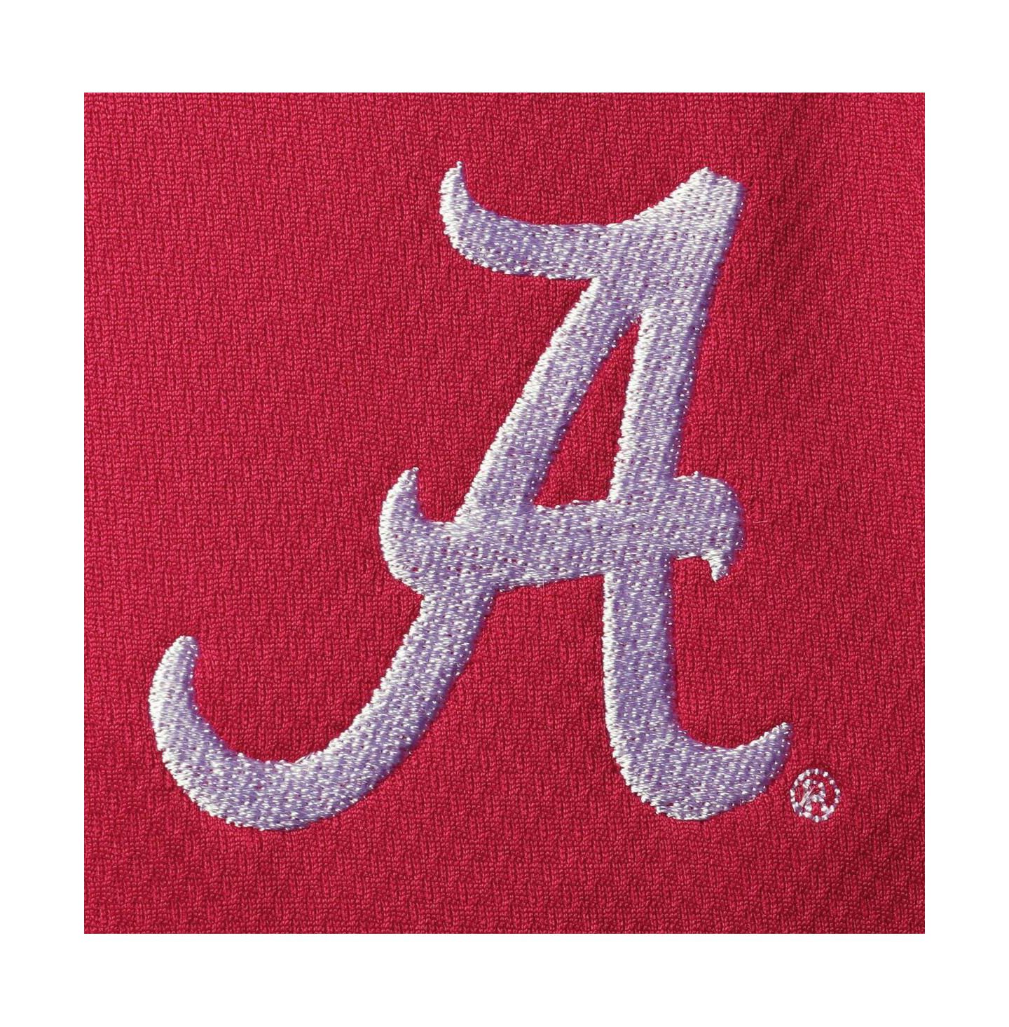 Мужская куртка Profile Crimson Alabama Crimson Tide Big and Tall Textured Raglan Quarter-Zip — фото 3