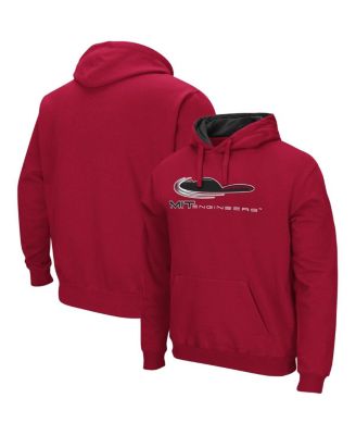 Men's Cardinal MIT Engineers Arch and Logo Pullover Hoodie