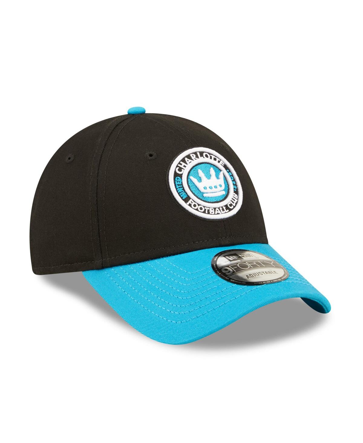 Men's New Era Blue Charlotte Fc Basic 9FORTY Adjustable Hat - Blue