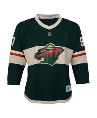 Youth Boys and Girls Kirill Kaprizov Green Minnesota Wild Home Replica Player Jersey