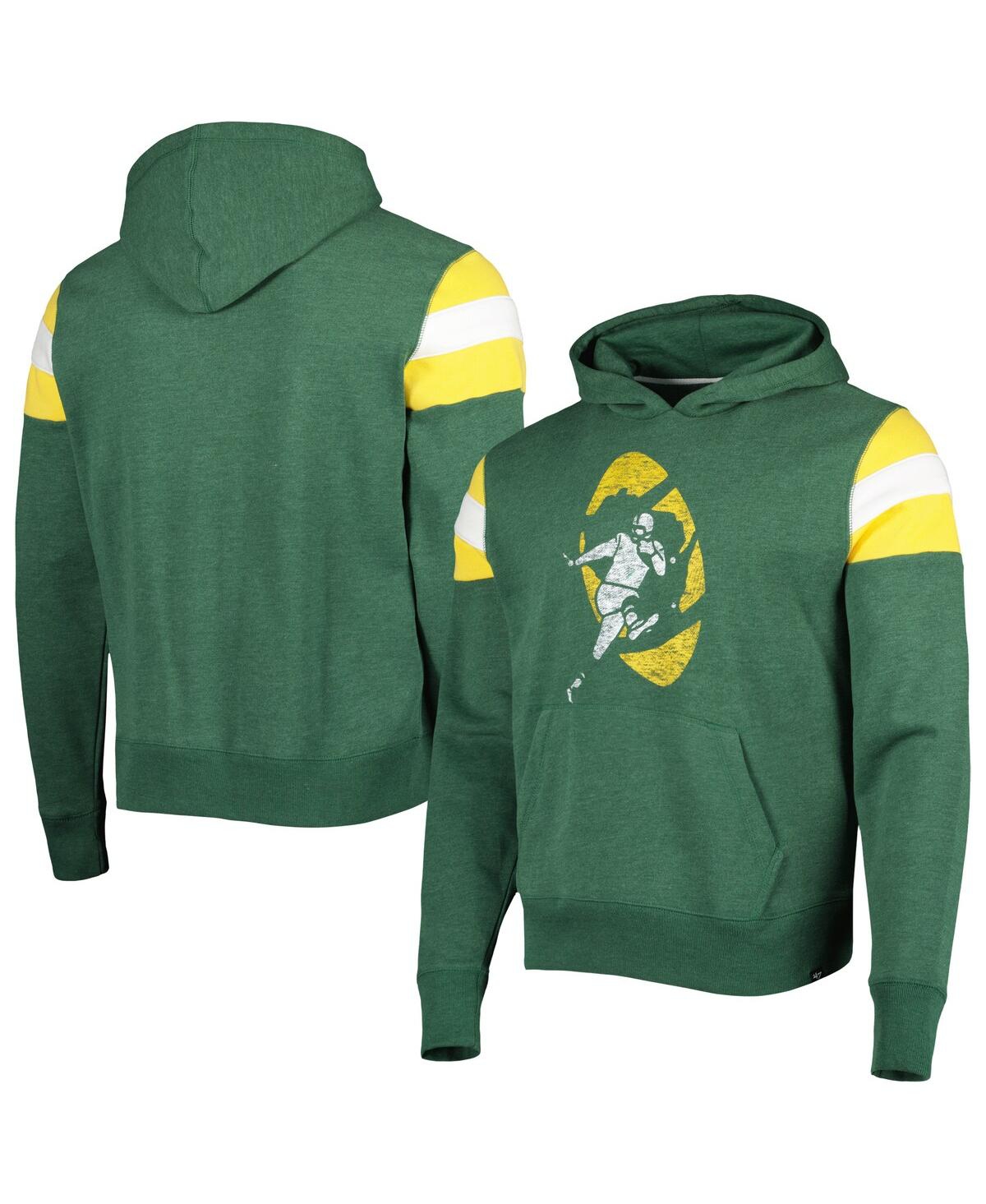 Men's '47 BrandGreen Bay Packers Legacy Premier Nico Pullover Hoodie - Green