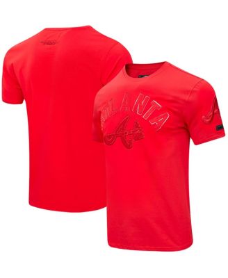 Men's Atlanta Braves Classic Triple Red T-shirt