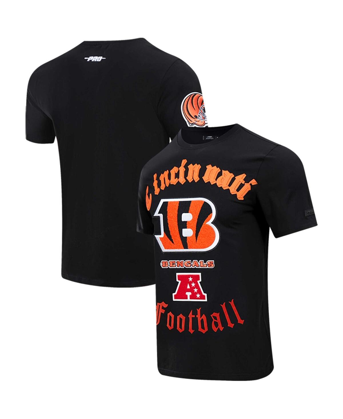 Men's Pro StandardCincinnati Bengals Old English T-shirt - Black