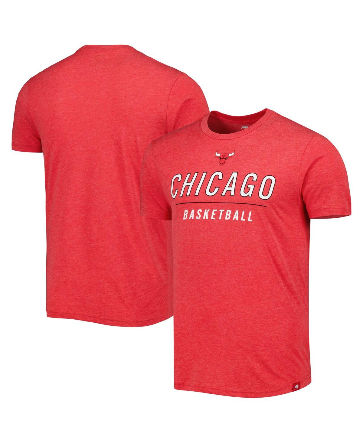 Men's and Women's Sportiqe Red Chicago Bulls Turbo Tri-Blend T-shirt - Red