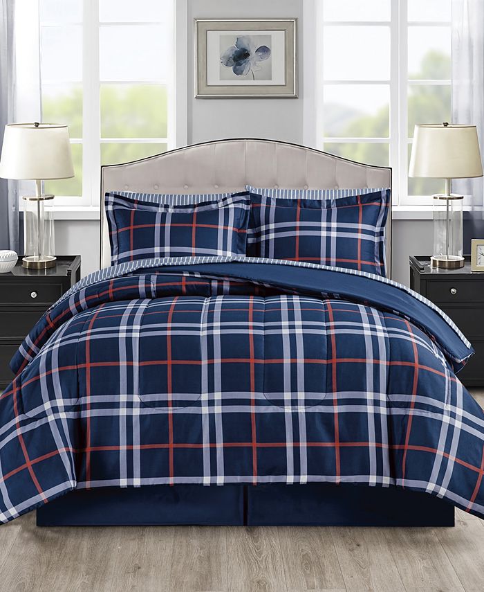 Sunham - Grayson 6-Pc. Comforter & Bedding Set, Twin