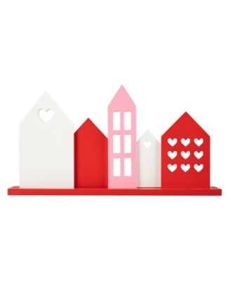 16" L Valentine's House Wooden Table Decor