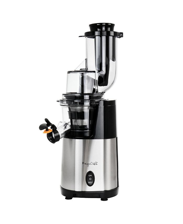 MegaChef Pro Stainless Steel Single Speed Slow Juicer Macy's