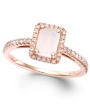 Macy's rings rose best sale gold