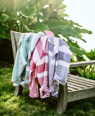Lauren Ralph Lauren Women's Striped Oversize Linen Shirt