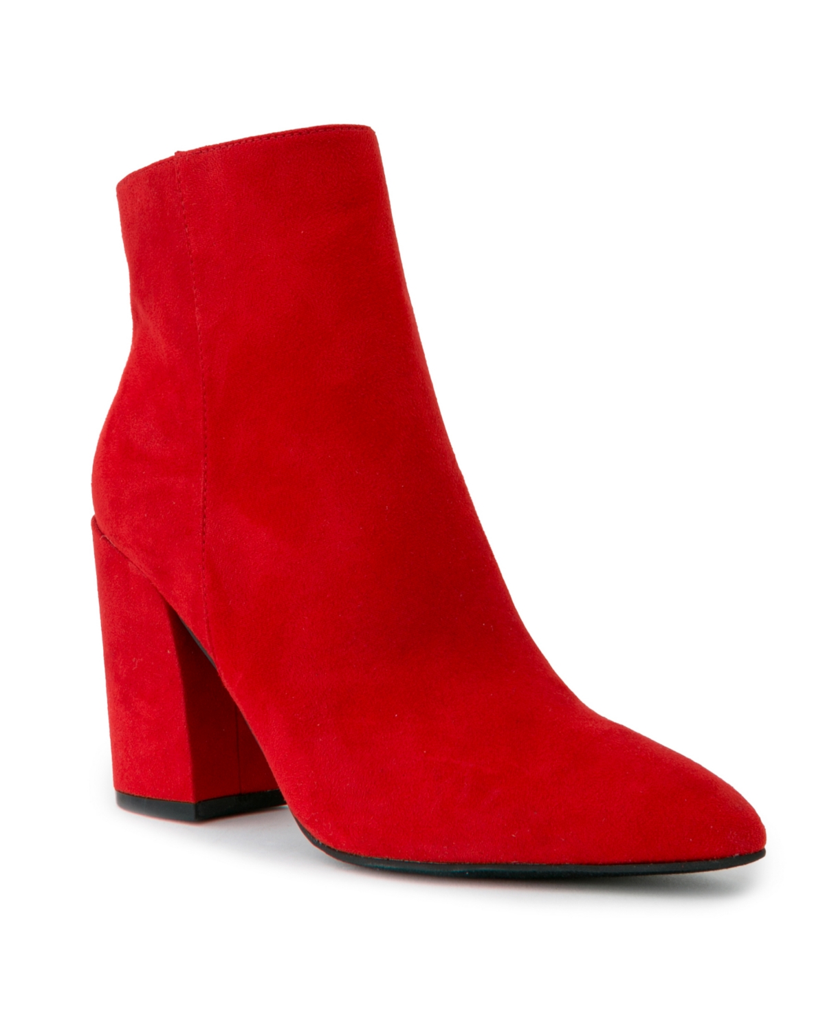 Shop Sugar Women's Evvie Ankle Booties In Red Micro