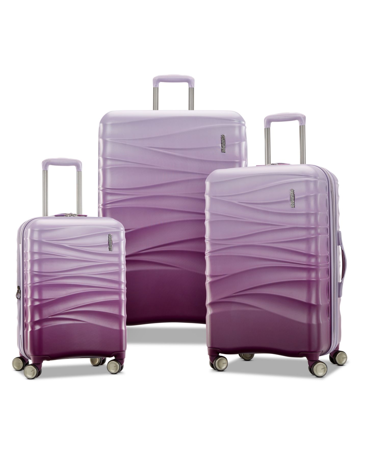 Чемодан American Tourister Cascade Carry-on Spinner, цвет: Фиолетовый мглистый — фото 4