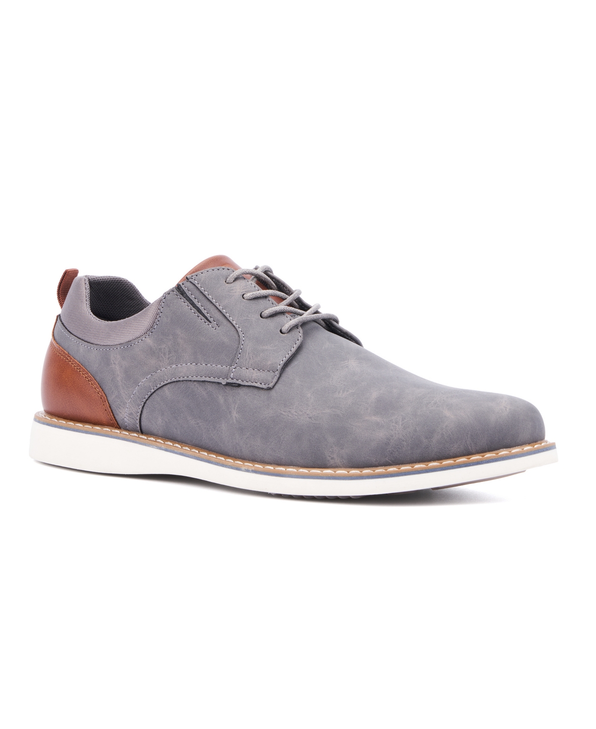 Shop Reserved Footwear Men's New York Vertigo Oxford Shoes In Gray