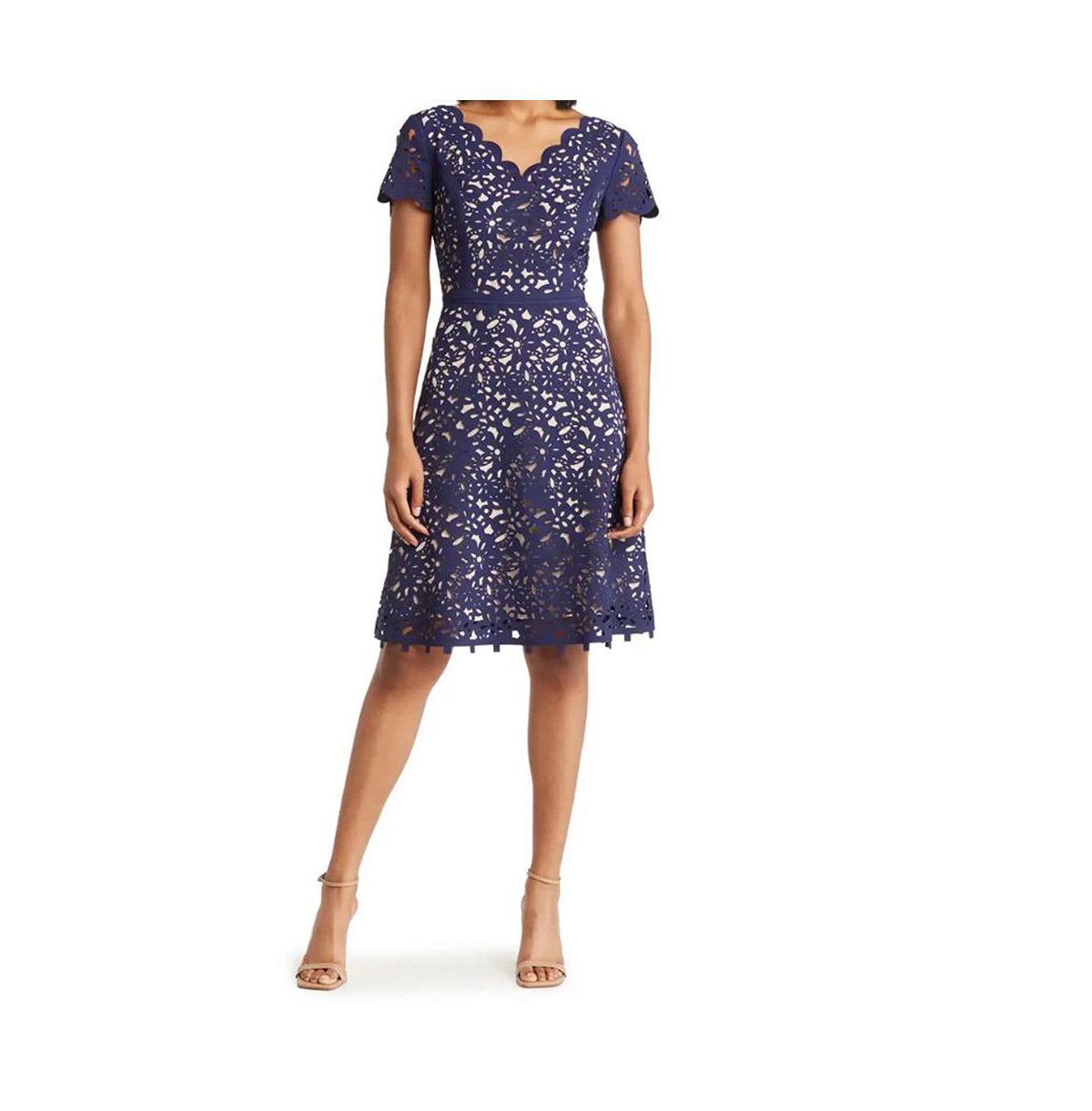 focus by shani laser cut dress V-neck Fnf Cutting For Women In Navy/nude Rustic Modern Dresser Laser Cut Design Exposed Ebay Chrome Hearts Chrome Hearts Custom Size:M