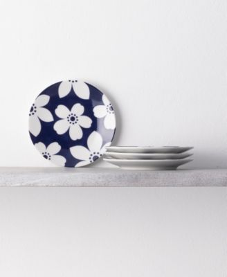 Bluefjord Set of 4 Coupe Appetizer Plates, 6.50"