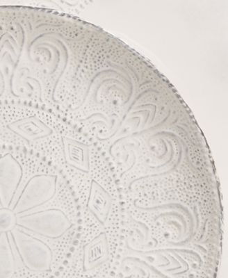 Maison Versailles Blanc Colette 4-Piece Place Setting - Macy's