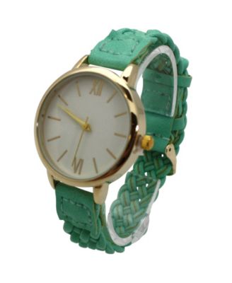 Soft Leather Braided Women Watch