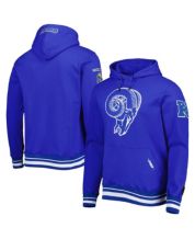 Men's Nike Royal Los Angeles Rams Sideline Club Fleece Pullover Hoodie Size: Medium