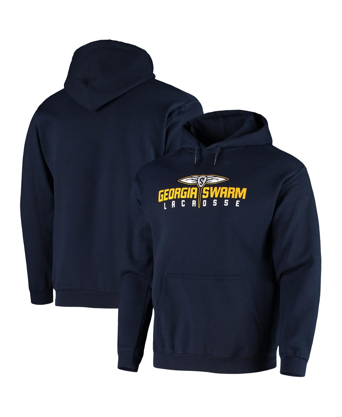 Shop Adpro Sports Men's Navy Georgia Swarm Solid Pullover Hoodie