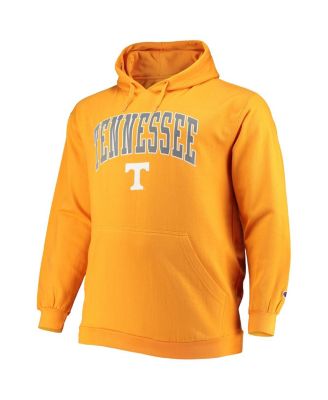 Men's Tenn Orange Tennessee Volunteers Big and Tall Arch Over Logo Powerblend Pullover Hoodie