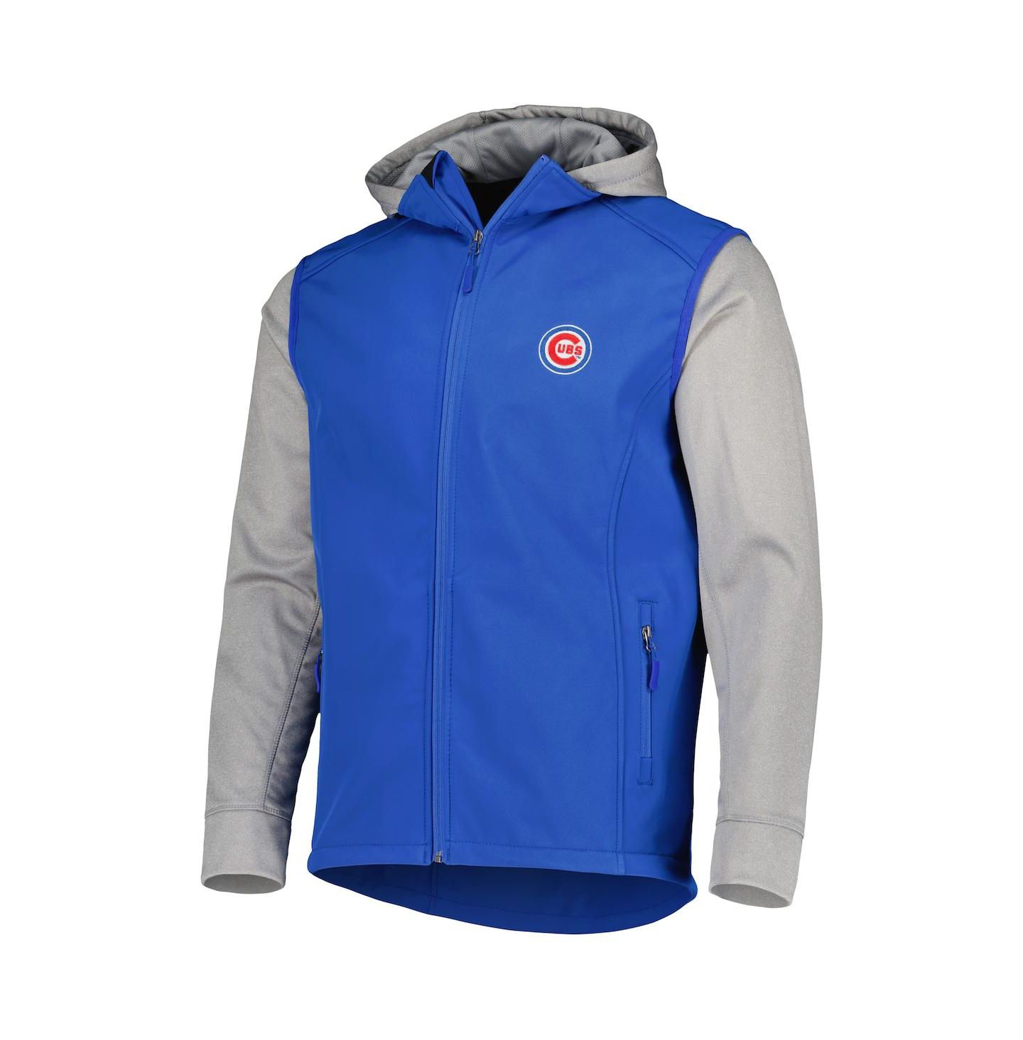 Мужская куртка Dunbrooke Royal, Heather Gray Chicago Cubs Alpha Full-Zip — фото 3