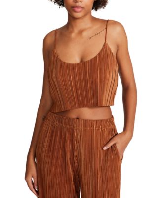 Steve Madden - Women's Gianna Pliss&eacute; Cropped Camisole