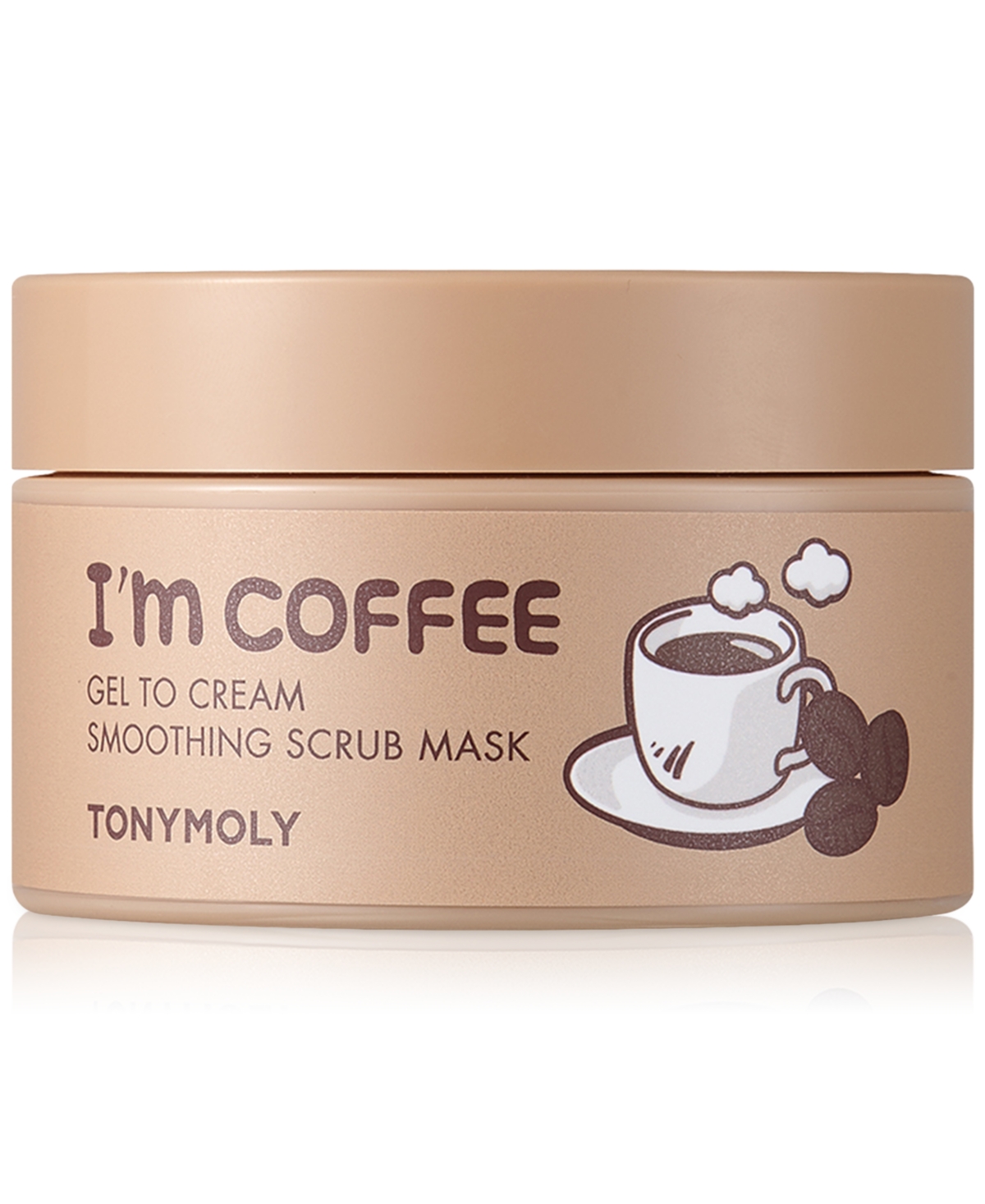 Tonymoly I'm Coffee Gel To Cream Smoothing Scrub Mask In Light Brown