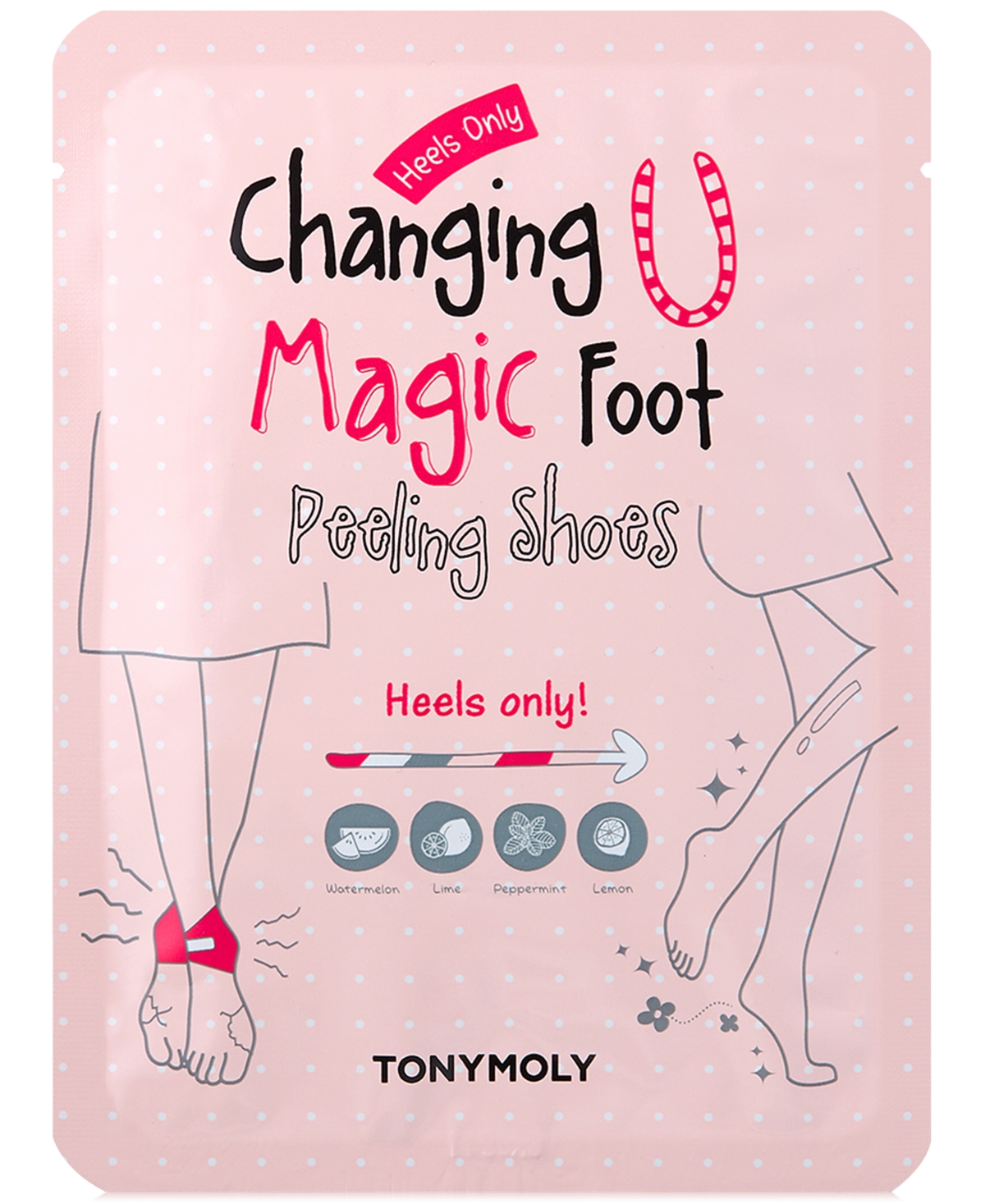 Changing U Magic Foot Peeling Shoes - Heels Only