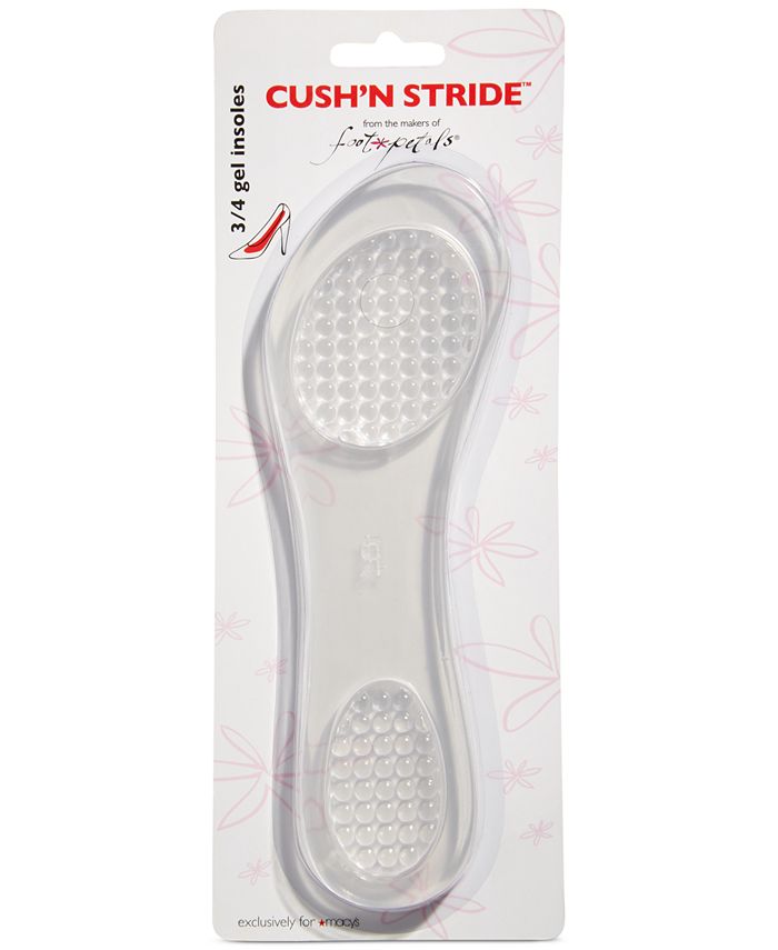 Foot Petals Cush'n Stride 3/4 Gel Insoles Shoe Inserts Macy's