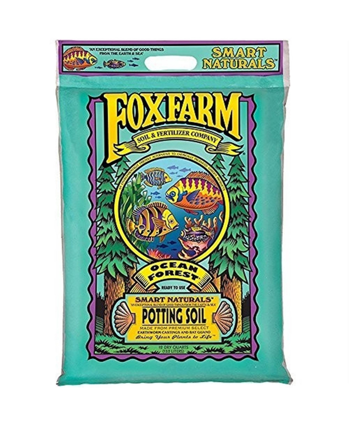 Fox Farm (#FX14053) Ocean Forest Potting Soil, 12-Quart (Pack of 1) - Multi