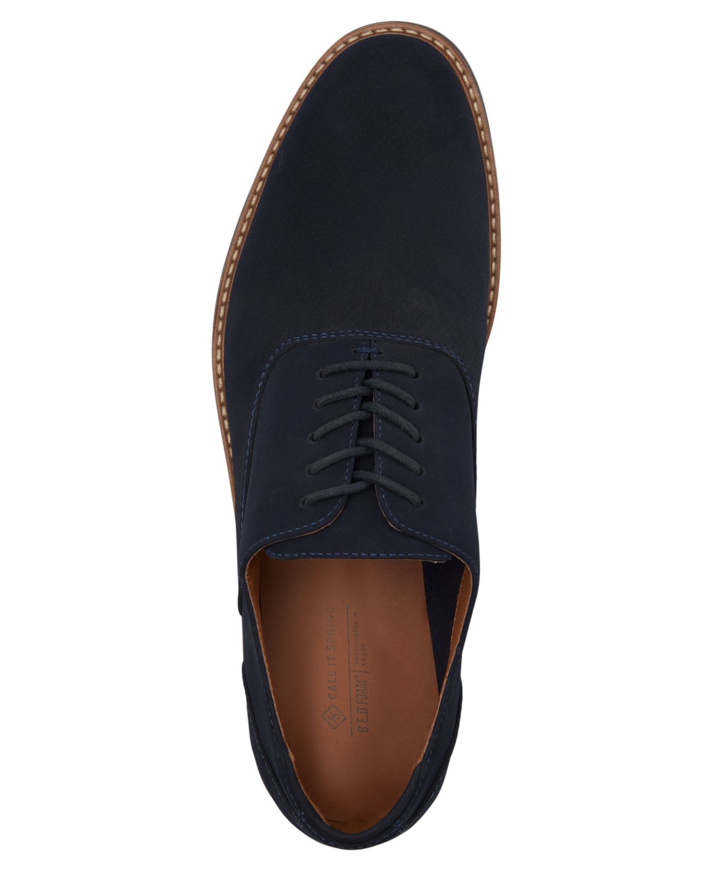 Обувь Call It Spring Men's Fresien Oxford Dress Shoes, цвет: Тёмно-синий — фото 4