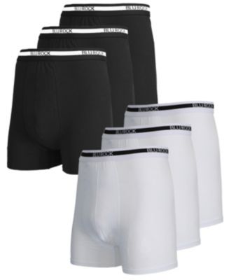 Blu Rock Men's Stretch Cotton Boxer Briefs Underwear, Pack of 6 - Macy's