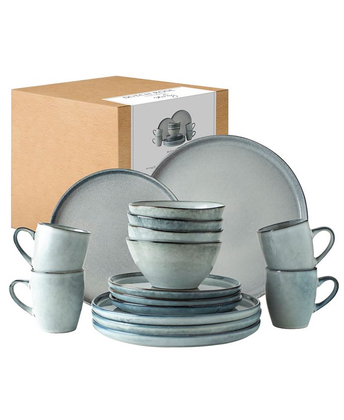Dutch Rose Amsterdam Serenity 16PC Dinnerware Set, Service for 4 Macy's