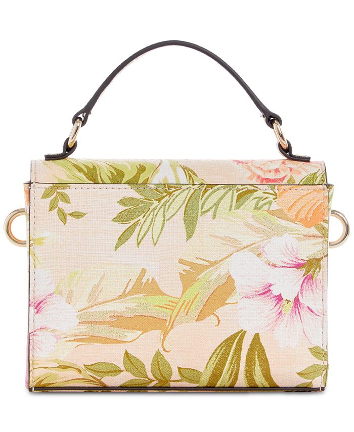 GUESS Emiliya Mini Top Handle Floral Crossbody Macy's
