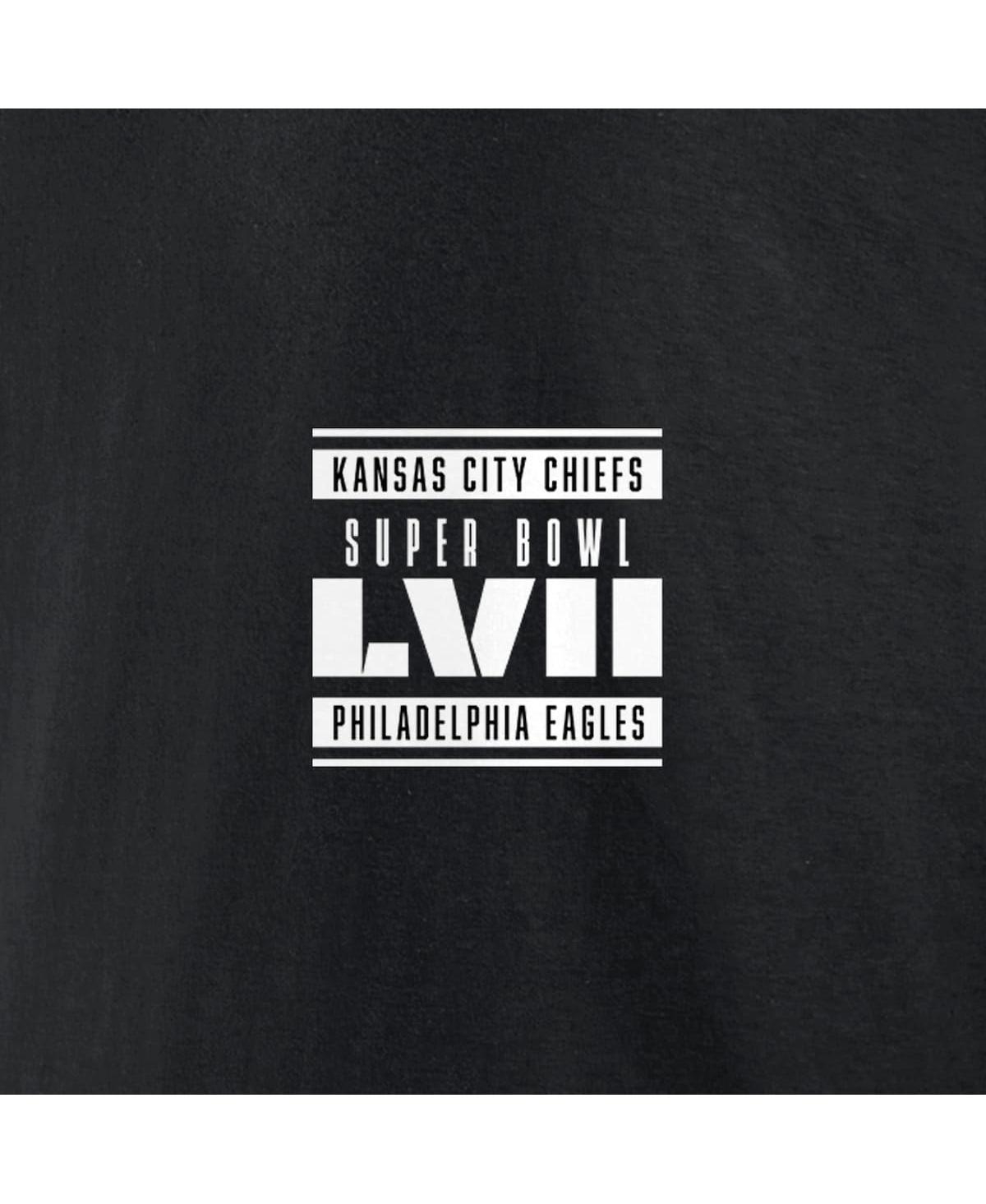 Men's Kansas City Chiefs Fanatics Branded Black Super Bowl LVII Varsity  Team Roster Big & Tall T-Shirt