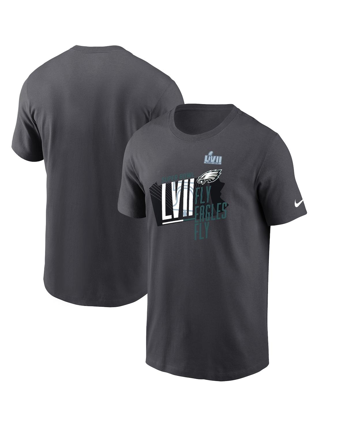 Shop Nike Big Boys  Anthracite Philadelphia Eagles Super Bowl Lvii Local T-shirt