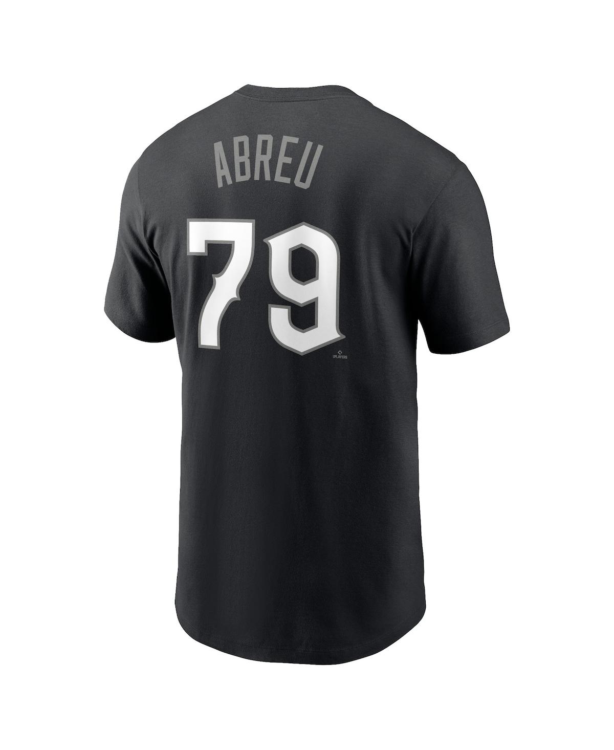 Men's Nike Jose AbreuChicago White Sox City Connect Name and Number T-shirt - Black