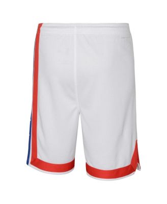 Big Boys White Brooklyn Nets Hardwood Classics Swingman Shorts